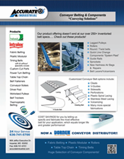 conveyor belting and components line card