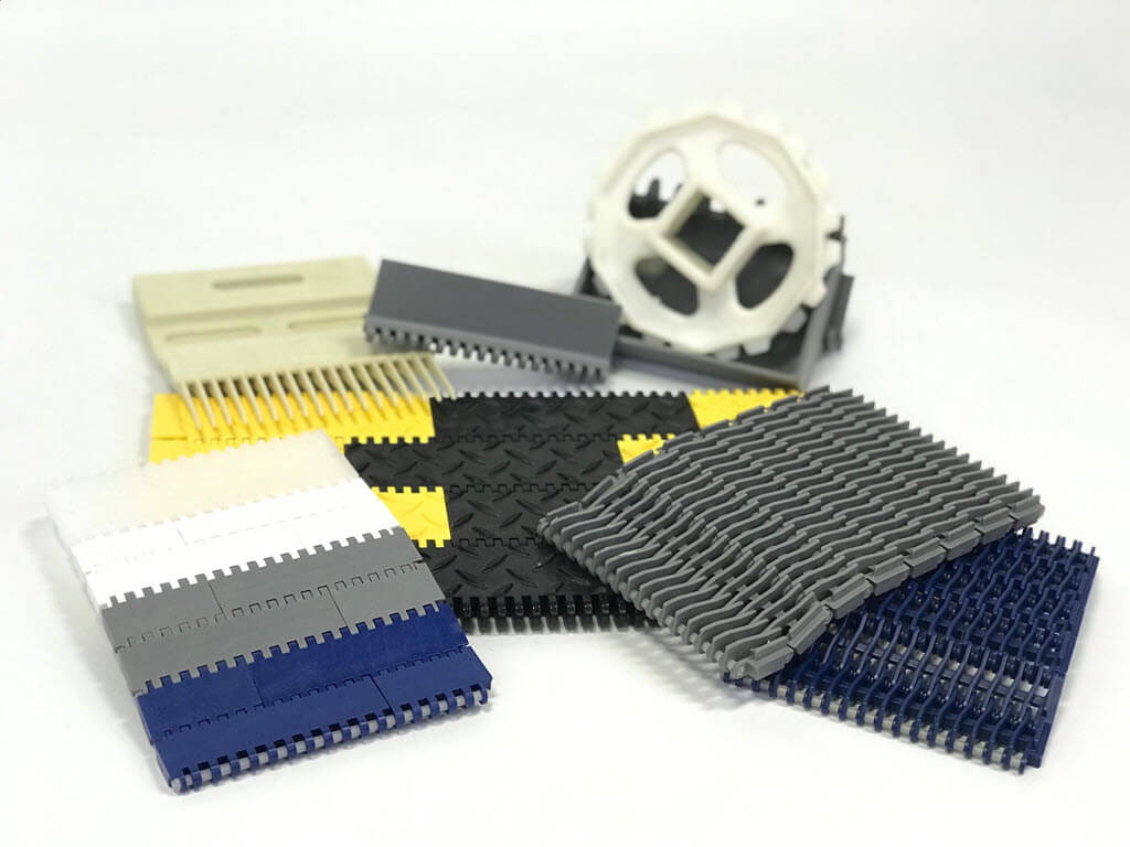 Conveyor Belt Plastic Modular Belt 10'2" lg 7-13/16"wide  