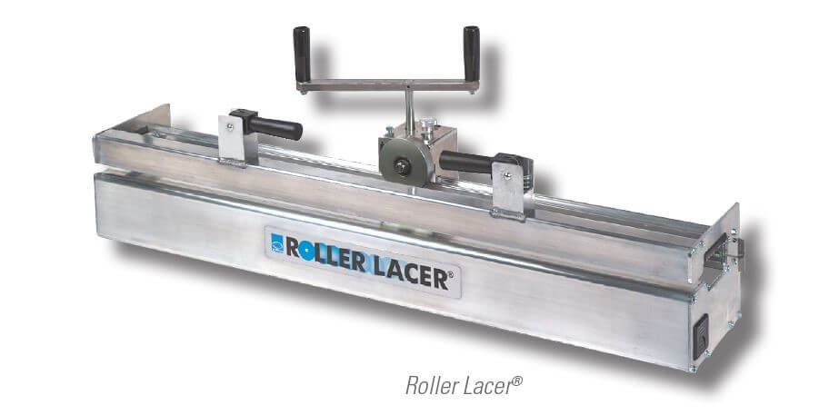 manual roller lacer for clipper lacing
