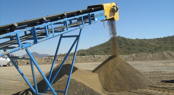 outdoor sand conveyor belt