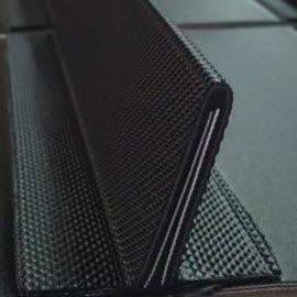 fabric reinforced conveyor belt cleat